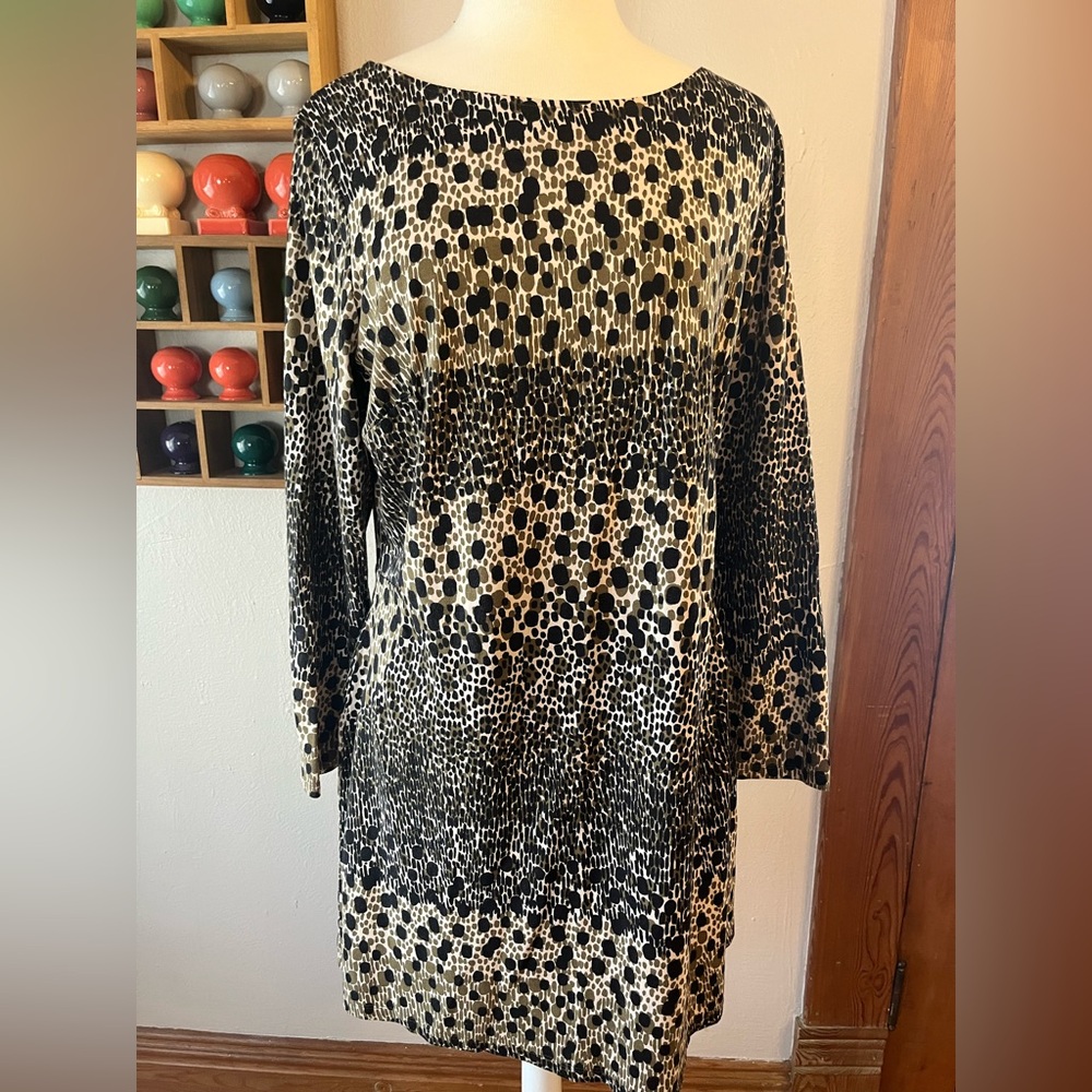 Boden Animal Print And Dot Tunic